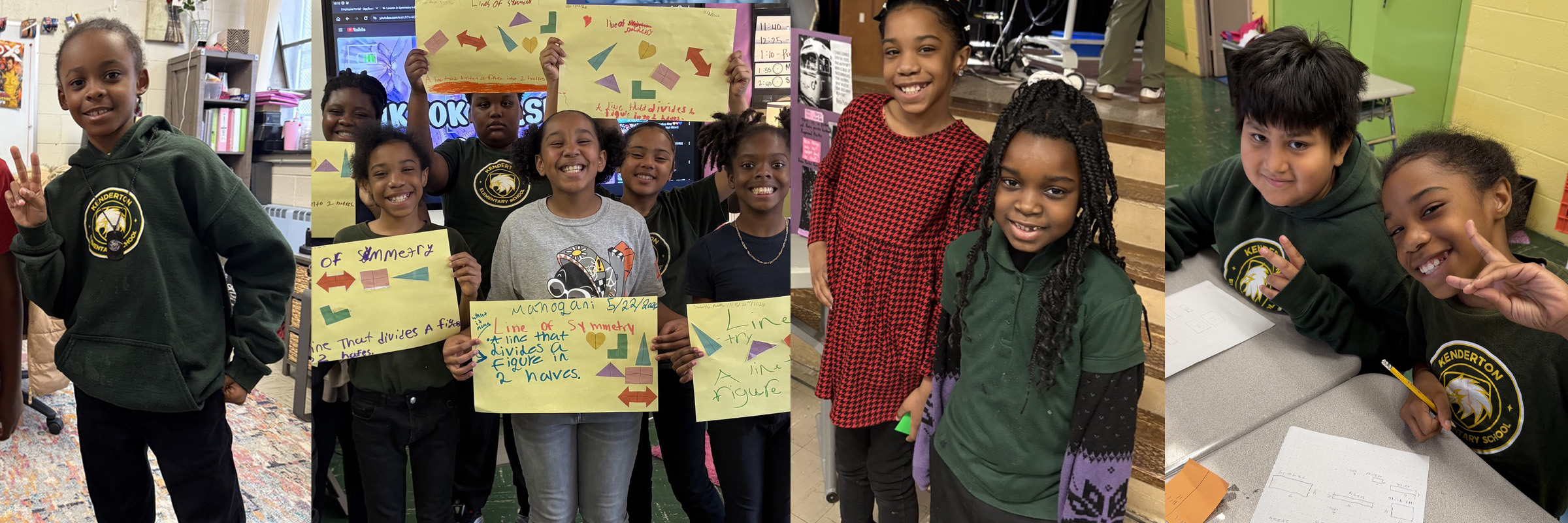 Students at Kenderton Elementary School.